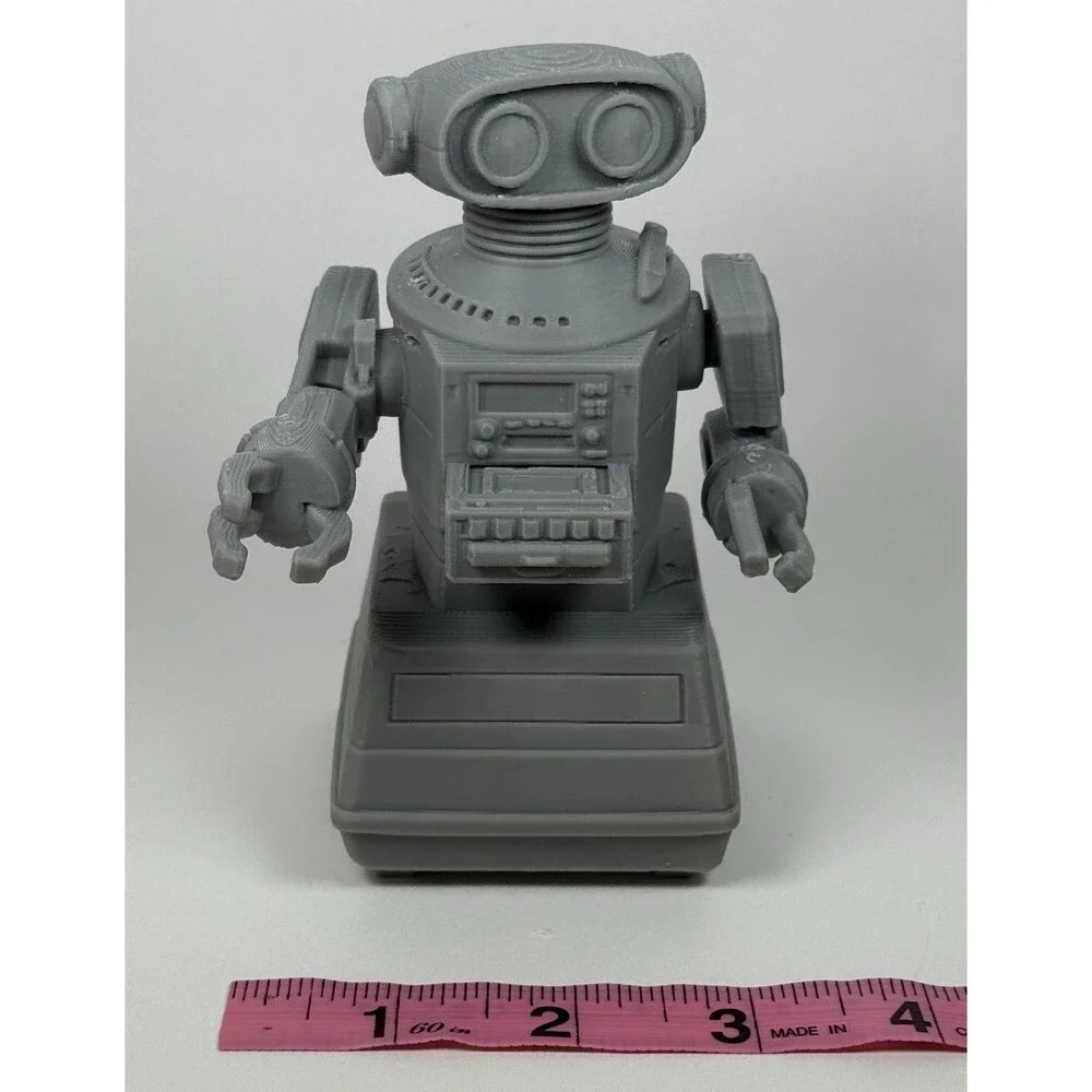 Omnibot 2000 Robot 5” Figure Retro 1980s Toy Drawer Open Variant